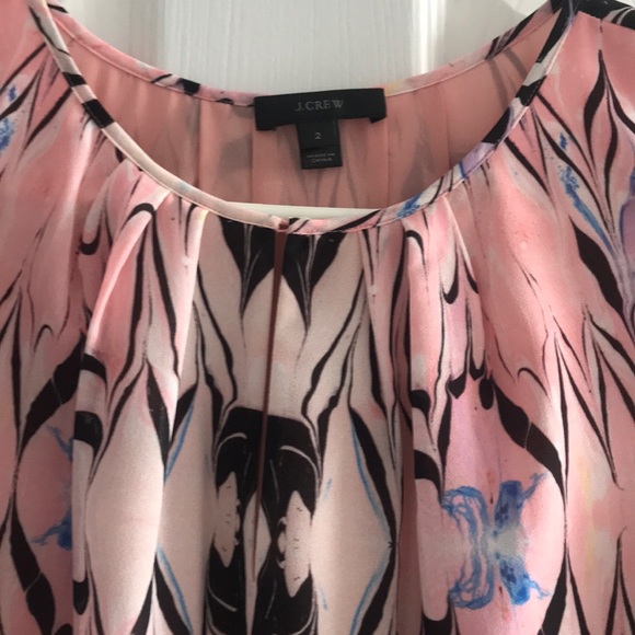 J. Crew keyhole blouse, like new. - Picture 2 of 3